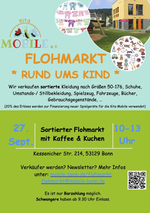 Flyer Flohmarkt Kita Herbst Winter 2025